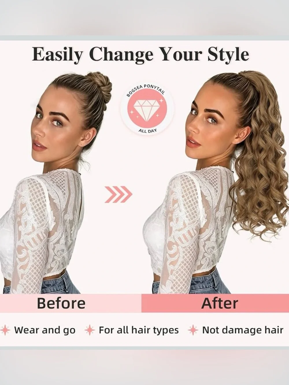 N/A ponytail extension